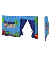 Blue Car Print Under Bed Play Tent For Boys