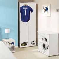 Blue Football Theme Bedroom Furniture Set