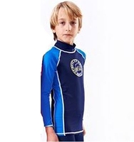 Blue UV Sun Protection Swim Top