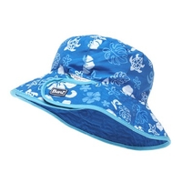 Blue/Blue White Reversible UV hat