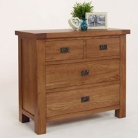 Brooklyn Rustic Oak 2+2 Drawer Chest