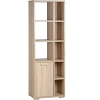 Cambourne 1 Door 5 Shelf Unit in Sonoma Oak Effect