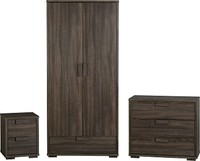 Cambourne Bedroom Set in Dark Oak Effect