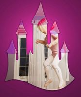 Castle acrylic mirror 60 x 48cm