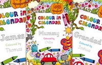 Colour me in Personalized Calendar Any Child A4