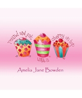 Cup Cake Canvas Personalised