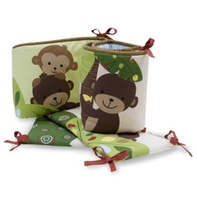 Curly Tails Cot Bumper
