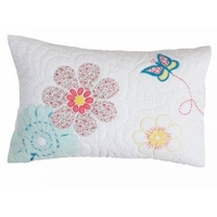 Daisy Floral Quilted Pillowcase