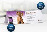 Dogs Desktop Calendar