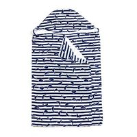 Dolphin Navy Hooded Towel