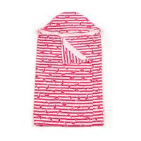 Dolphin Pink Hooded Towel