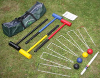 Family Lawn Croquet Set
