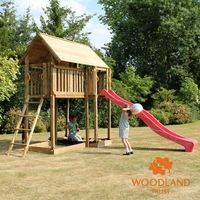 Fox Tower Climbing Frame with Slide