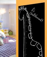 Giraffe Chalkboard Growth Chart Sticker