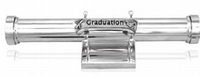 GRADUATION SILVER-PLATED PLAIN CERTIFICATE HOLDER