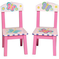 Hand painted Butterfly chair set