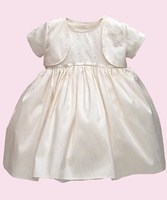 Ivory Ballerina Length Christening Dress Set