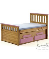 Junior Captains Bed with guest bed and drawers