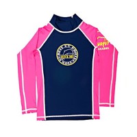 Long Sleeved Navy Pink Top