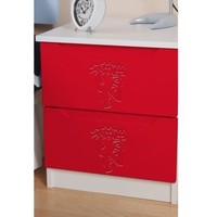 Manchester United 2 Drawer Bedside Cabinet