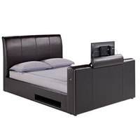 Manhattan TV Bed King Black