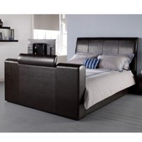 Manhattan TV Bed King Brown