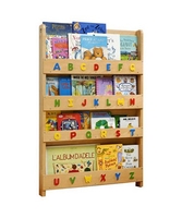 Natural Bookcase With Upper Case Letters