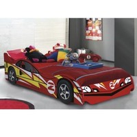 No2 Car Racer 3FT Red Bed