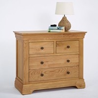 Normandy Oak 2 Over 2 Drawer Chest