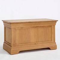 Normandy Oak Blanket Box
