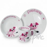 Organdie the Piglet Breakfast Set