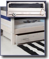 Pair of Underbed Drawers in Whitewash