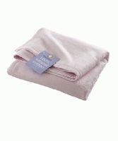 Pale Pink Natural Cotton Pram Blanket