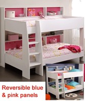 Parisot Tam Tam White Bunk Bed & Shelves