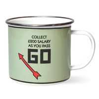 Pass Go Enamel Mug