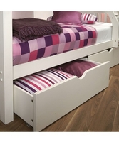 Pavo White Under Bed Storage Drawers