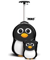 Peko Penguin Trolley Case & Backpack Set