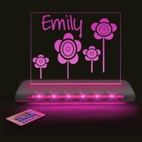 Personalised Flower Night Light