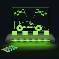 Personalised Racing Car Light