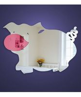 Pig acrylic mirror 30 x 20cm