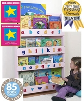 Pink Bookcase With Lower Case Letters
