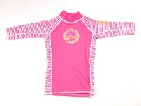 Pink Dolphin Stripe Short Sleeve Top