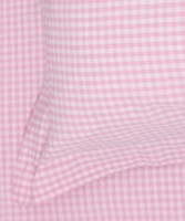 Pink Gingham Junior / Cot Pillow & Duvet Cover