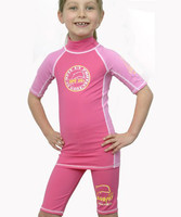 Pink short sleeve UV SPF50+ top