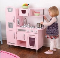 Pink Vintage Kitchen