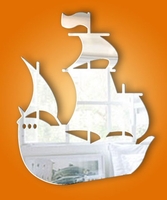 Pirate ship acrylic mirror 45 x 36cm