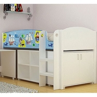 Pirate Study Bunk Cabin Bed