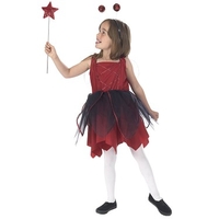 Red and Black Ladybird Fairy Costume