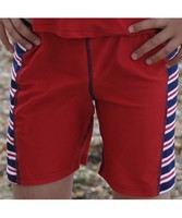 Red UV swimshorts