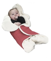 Red Wallaboo Fleece-lined Wrapper